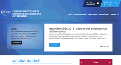 Desktop Screenshot of cdse.fr